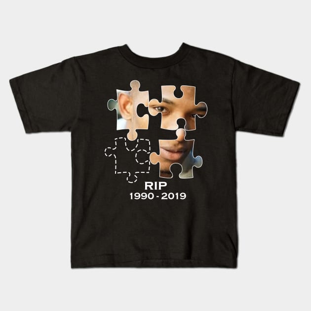 rest in peace etika Kids T-Shirt by Yaman